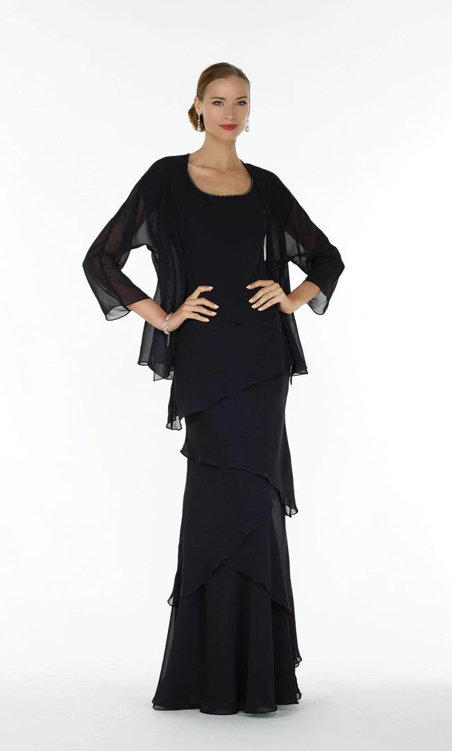 Alyce Paris - Black Label - 29292 Tank Style Evening Gown With Jacket 3 Alyce Paris - Black Label - 29292 Tank Style Evening Gown With Jacket