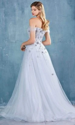 Andrea And Leo - A0826 Off Shoulder Corset A-Line Dress