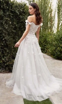 Andrea And Leo - A1038W Blossom Applique Bridal Gown