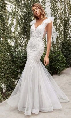 Andrea And Leo - A1039W Embroidered Mermaid Bridal Gown