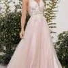 Andrea And Leo A1045C - Embroidered Tulle Prom Dress 2 Andrea And Leo A1045C - Embroidered Tulle Prom Dress