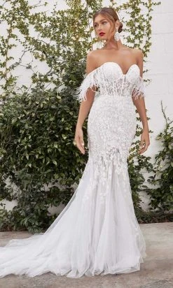 Andrea And Leo - A1068W Beaded Corset Mermaid Bridal Gown