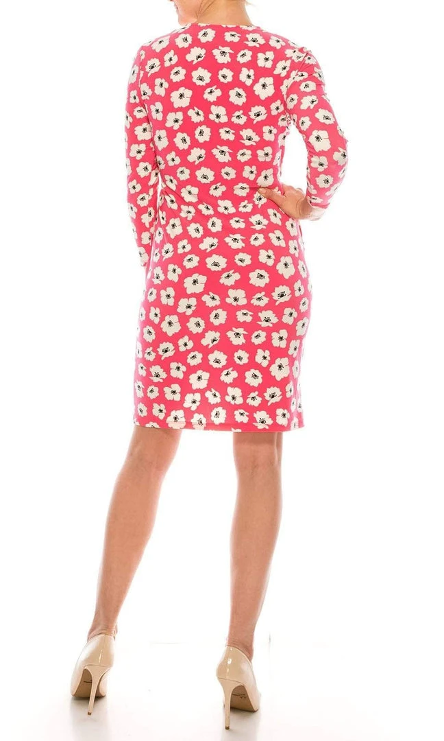 Short Dresses Anne Klein - 10798928 Floral Printed Short Sheath Dress 4 Short Dresses Anne Klein - 10798928 Floral Printed Short Sheath Dress