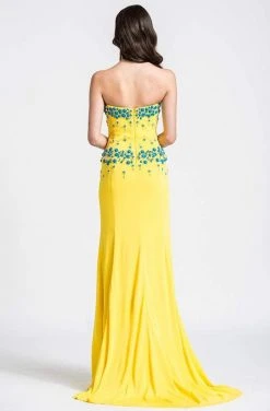 Ashley Lauren - 1054 Rhinestone Beaded Sweetheart Sheath Dress