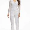 Ashley Lauren - 11077 Fitted High Neck Jumpsuit