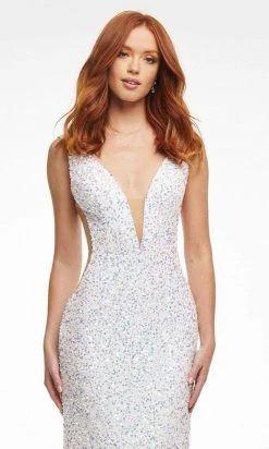 Ashley Lauren - 11081 Fitted Sequin Evening Dress