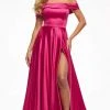 Ashley Lauren - 11091 Off Shoulder Full Length Evening Dress 1 Ashley Lauren - 11091 Off Shoulder Full Length Evening Dress
