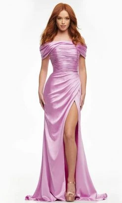 Ashley Lauren - 11093 Ruched Sheath Evening Dress