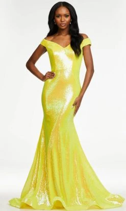 Ashley Lauren - 11107 Crisscross Back Sequin Gown 21 Ashley Lauren - 11107 Crisscross Back Sequin Gown
