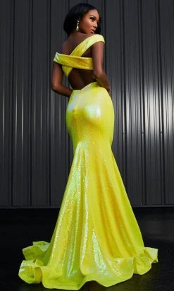 Ashley Lauren - 11107 Crisscross Back Sequin Gown 22 Ashley Lauren - 11107 Crisscross Back Sequin Gown