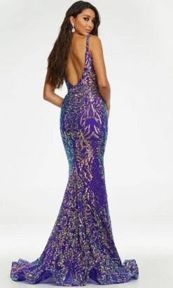 Ashley Lauren - 11113 Sequin Motif Long Gown