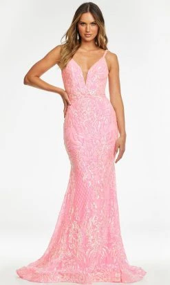 Ashley Lauren - 11113 Sequin Motif Long Gown