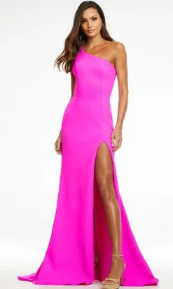 Ashley Lauren - 11119 One Shoulder Lace Up Gown 13 Ashley Lauren - 11119 One Shoulder Lace Up Gown