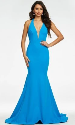 Ashley Lauren - 11121 Plunging Halter Gown 19 Ashley Lauren - 11121 Plunging Halter Gown