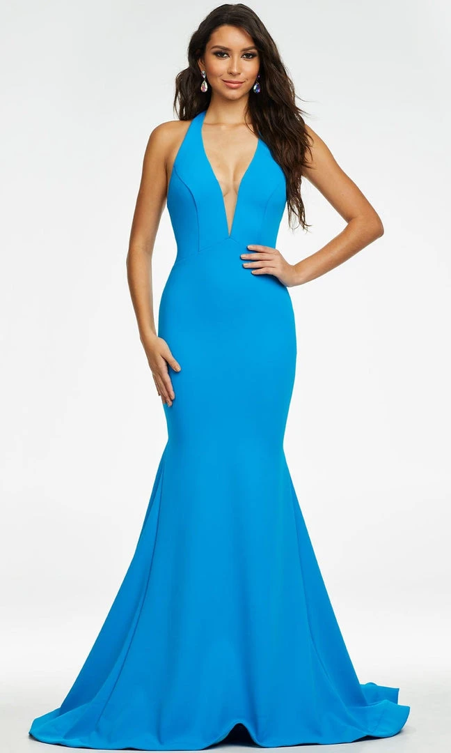 Ashley Lauren - 11121 Plunging Halter Gown 6 Ashley Lauren - 11121 Plunging Halter Gown