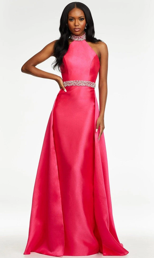 Ashley Lauren - 11148 Bejeweled High Halter Gown 6 Ashley Lauren - 11148 Bejeweled High Halter Gown