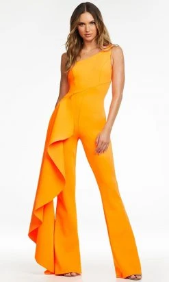 Ashley Lauren - 11152 Drape Cascade Jumpsuit