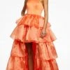 Ashley Lauren - 11159 Jeweled Strap Tiered Gown 2 Ashley Lauren - 11159 Jeweled Strap Tiered Gown