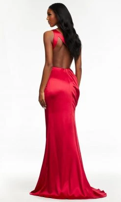 Ashley Lauren - 11164 One Shoulder Draped Gown