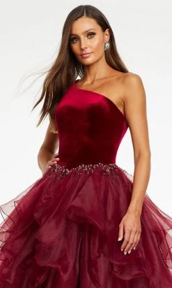 Ashley Lauren - 11165 Jeweled Organza Ballgown