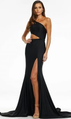Ashley Lauren - 11169 One Shoulder Cutout Gown