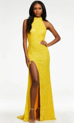 Ashley Lauren - 11174 High Halter Sequin Gown 29 Ashley Lauren - 11174 High Halter Sequin Gown