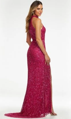 Ashley Lauren - 11174 High Halter Sequin Gown 25 Ashley Lauren - 11174 High Halter Sequin Gown