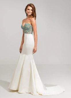 Ashley Lauren - 1122 Sweetheart Illusion Bodice Evening Dress