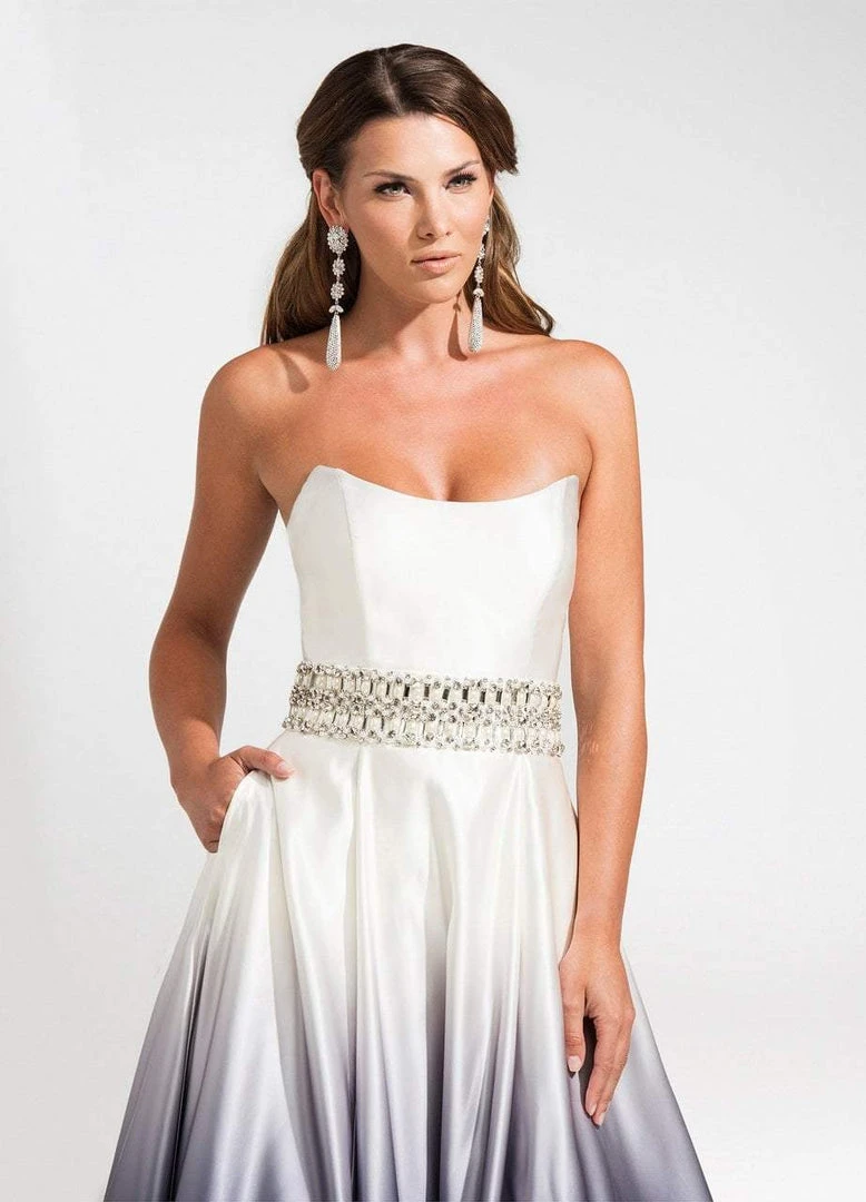 Ashley Lauren - 1129 Strapless Ombre Evening Gown 4 Ashley Lauren - 1129 Strapless Ombre Evening Gown