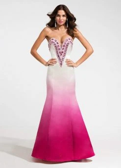 Ashley Lauren - 1131 Sweetheart Ombre Evening Dress