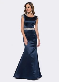 Ashley Lauren - 1143 Crystal Beaded Evening Dress