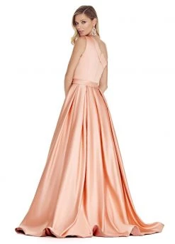 Ashley Lauren - 1209 One Shoulder Pleated Ball Gown