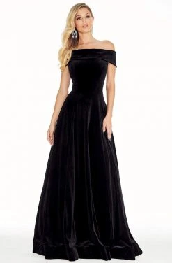 Ashley Lauren - 1301 Off The Shoulder Velvet Ball Gown