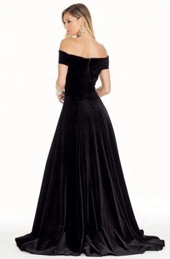 Ashley Lauren - 1301 Off The Shoulder Velvet Ball Gown 9 Ashley Lauren - 1301 Off The Shoulder Velvet Ball Gown