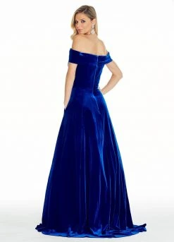 Ashley Lauren - 1301 Off The Shoulder Velvet Ball Gown 13 Ashley Lauren - 1301 Off The Shoulder Velvet Ball Gown