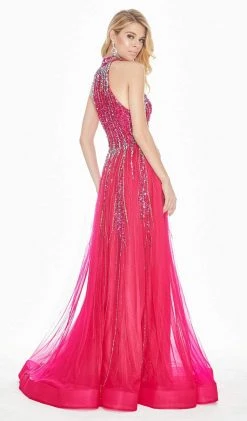 Ashley Lauren - 1426 Sequin Embellished High Halter Gown