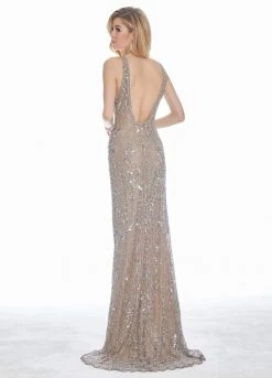 Ashley Lauren - 1431 Sequined Sheath Evening Dress