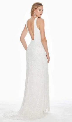Ashley Lauren - 1431 Sequined Sheath Evening Dress