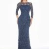 Ashley Lauren - 1433 Sequin Embellished Stretch Lace Dress 1 Ashley Lauren - 1433 Sequin Embellished Stretch Lace Dress