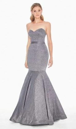 Ashley Lauren - 1487 Metallic Sweetheart Bodice Trumpet Gown 10 Ashley Lauren - 1487 Metallic Sweetheart Bodice Trumpet Gown