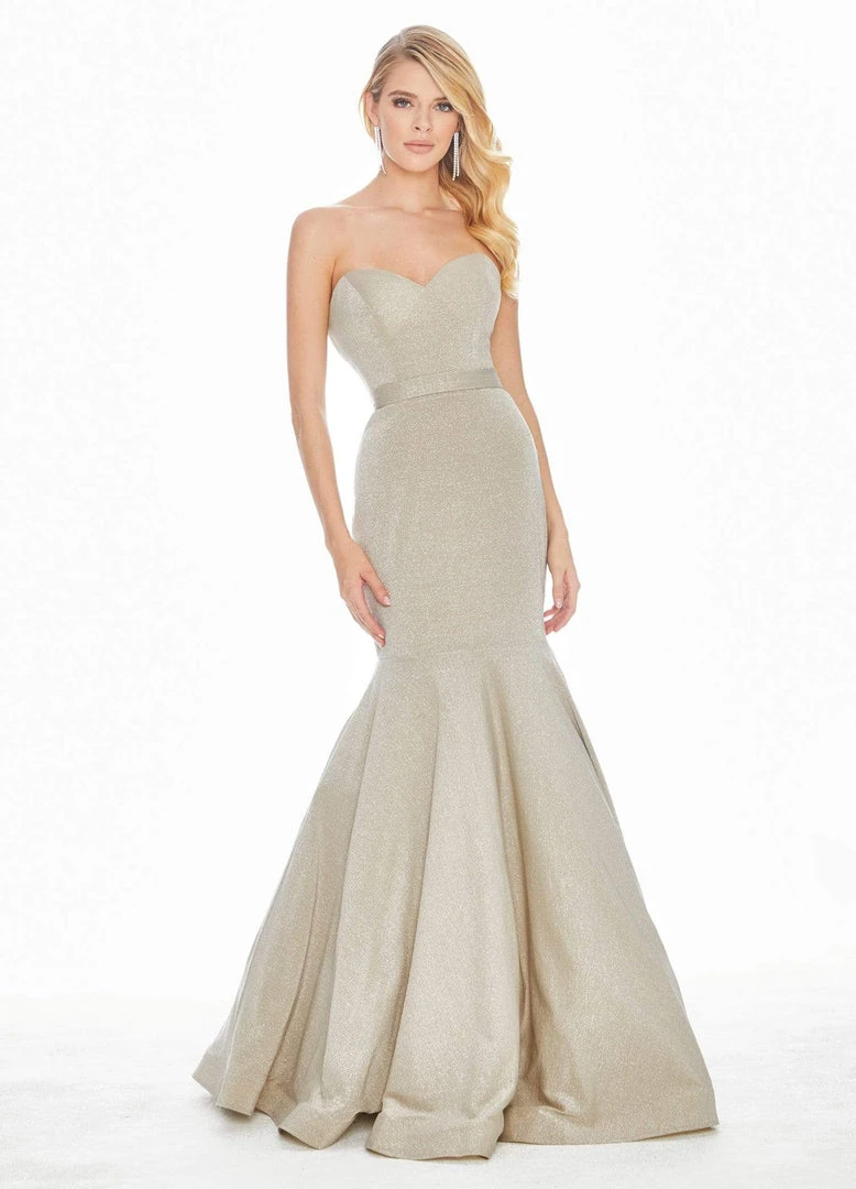 Ashley Lauren - 1487 Metallic Sweetheart Bodice Trumpet Gown 6 Ashley Lauren - 1487 Metallic Sweetheart Bodice Trumpet Gown