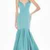 Ashley Lauren - 1532 Plunging Sweetheart Trumpet Gown 1 Ashley Lauren - 1532 Plunging Sweetheart Trumpet Gown