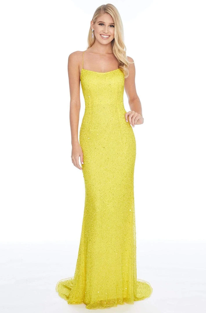 Ashley Lauren - 1827 Beaded Scoop Neck Sheath Dress 7 Ashley Lauren - 1827 Beaded Scoop Neck Sheath Dress