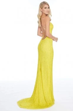 Ashley Lauren - 1827 Beaded Scoop Neck Sheath Dress 13 Ashley Lauren - 1827 Beaded Scoop Neck Sheath Dress