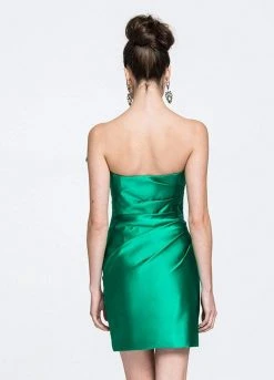 Ashley Lauren - 4008 Asymmetrical Pleated Cocktail Dress 9 Ashley Lauren - 4008 Asymmetrical Pleated Cocktail Dress