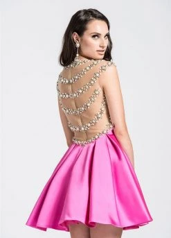 Ashley Lauren - 4027 Sweetheart Illusion Back Cocktail Dress