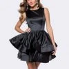 Ashley Lauren - 4045 Pleated A-Line Cocktail Dress 1 Ashley Lauren - 4045 Pleated A-Line Cocktail Dress