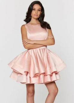Ashley Lauren - 4045 Pleated A-Line Cocktail Dress