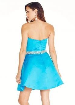 Ashley Lauren - 4064 Crystal Beaded Sweetheart Satin A-line Dress 13 Ashley Lauren - 4064 Crystal Beaded Sweetheart Satin A-line Dress