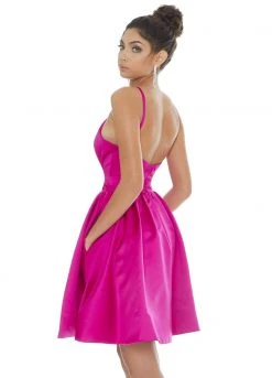 Ashley Lauren - 4201 Halter Sheath Cocktail Dress With Overskirt